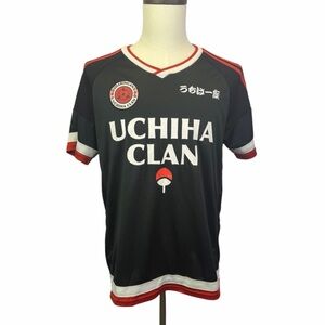 Boxlunch Exclusive Naruto Itachi Uchiha Clan Soccer Jersey Shirt Size medium